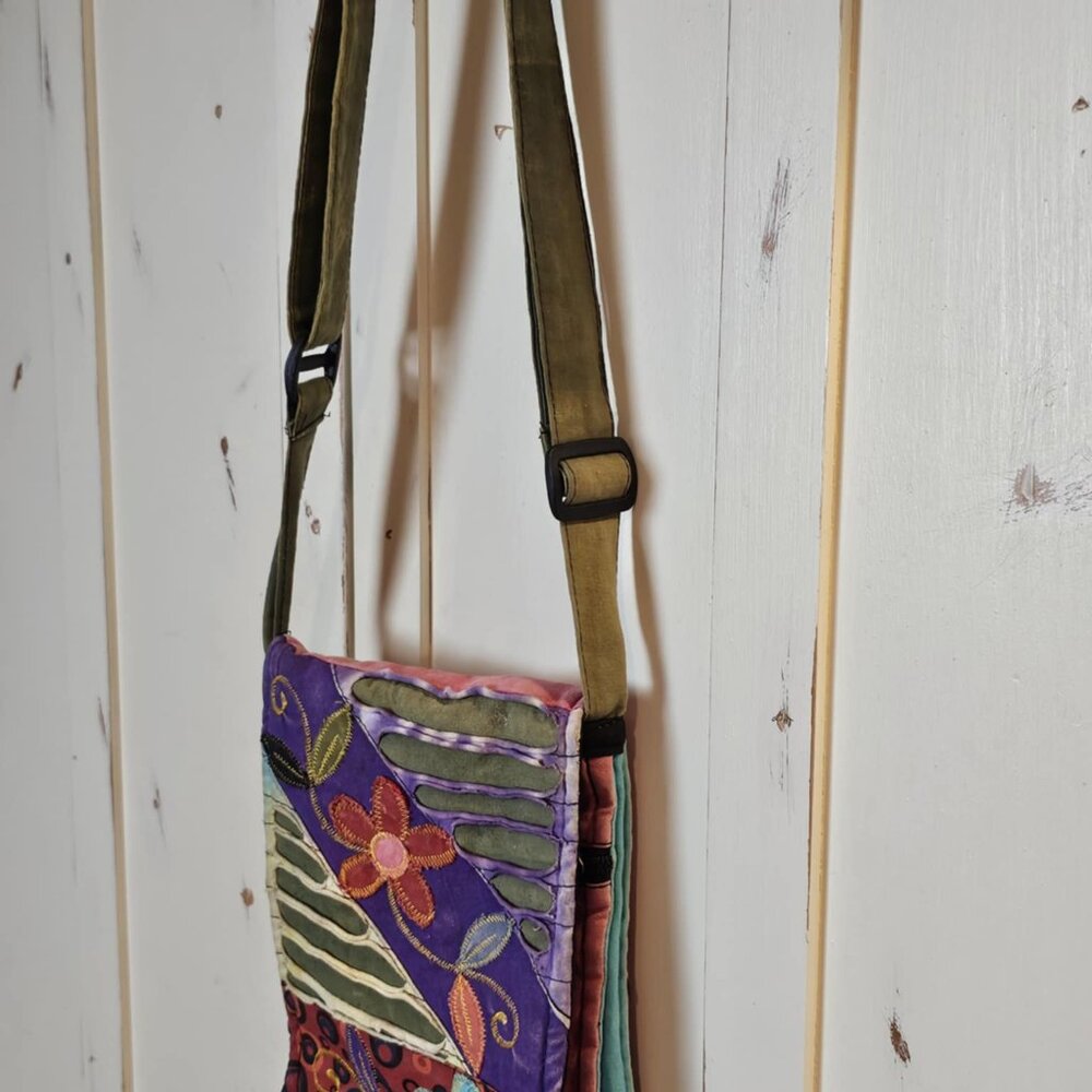 Rising International Boho Patchwork Crossbody Bag… - image 4